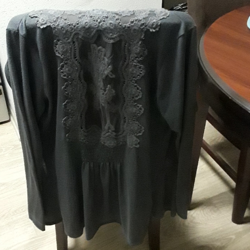 Grey hip light jacket